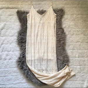 Crochet Boho Maxi Dress